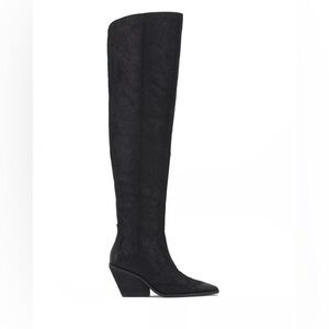 Vince Camuto Shaharla Black Vintage Suede Boots